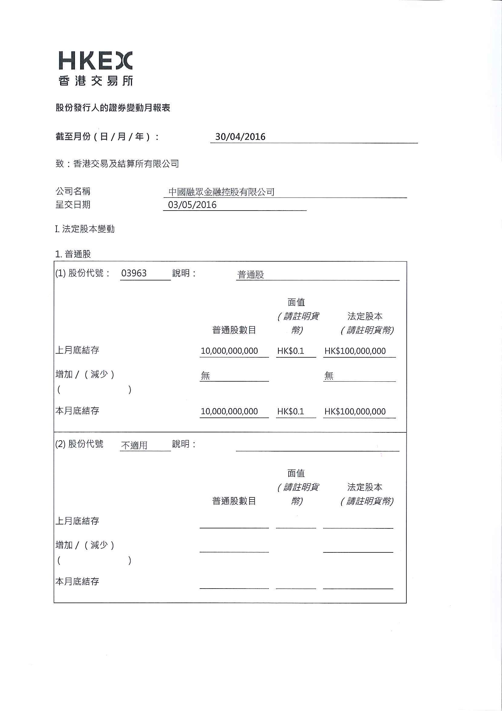 月报表