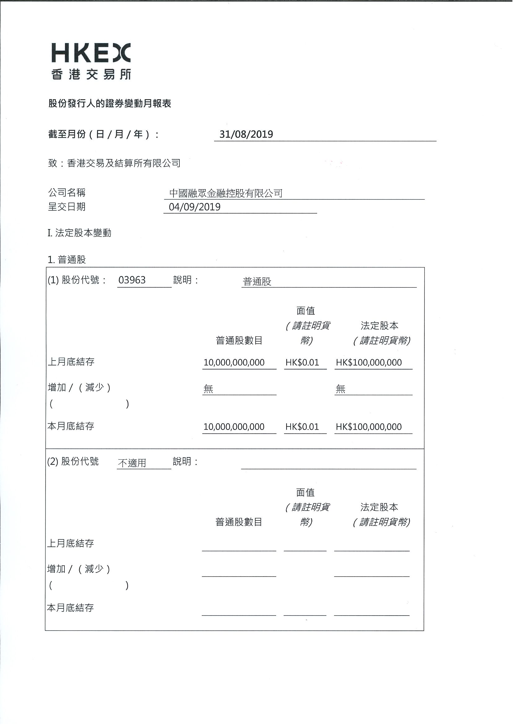 月報表